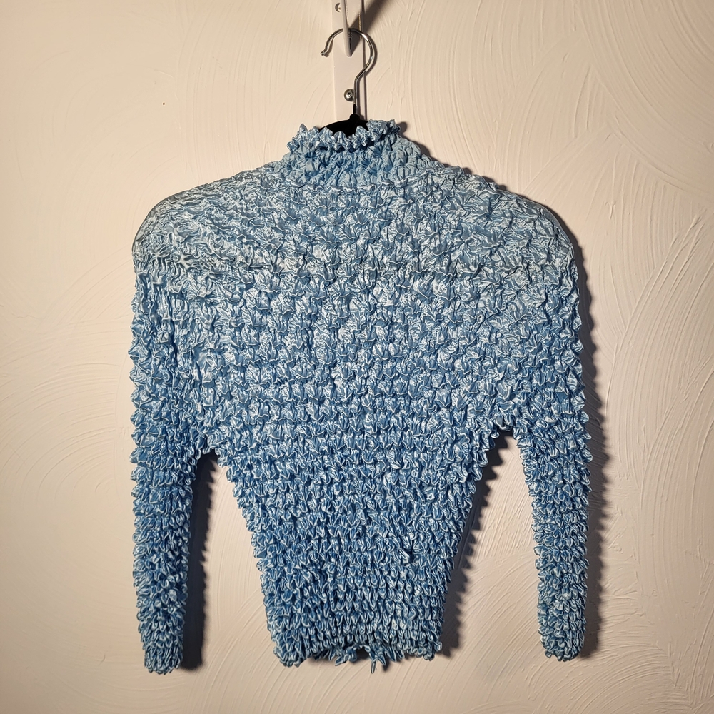 Elegant Sky Blue Women's Blouse